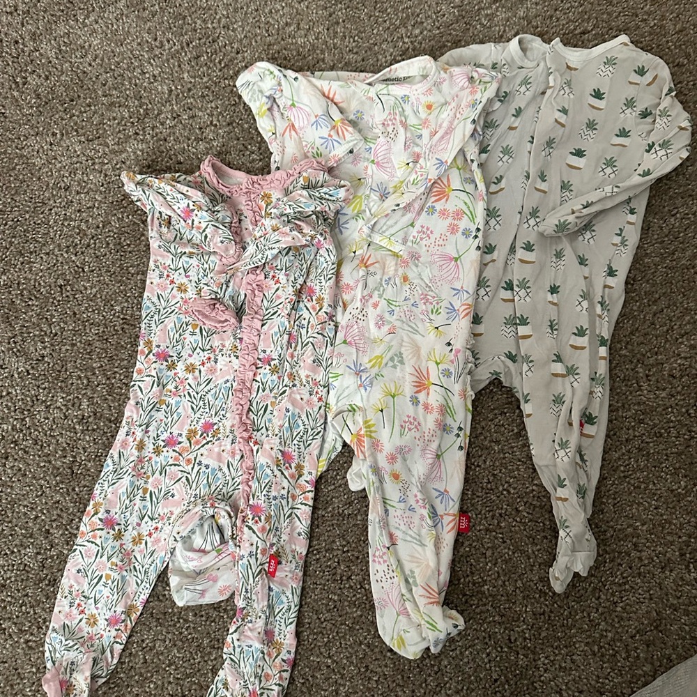 Three Magnetic Me Onsies